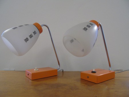 Tischlampen Pärchen 60er Jahre 240,00 €